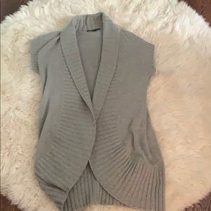BCBG Maxaria grey wool wrap